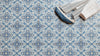 Antic Blue Tile on Floor