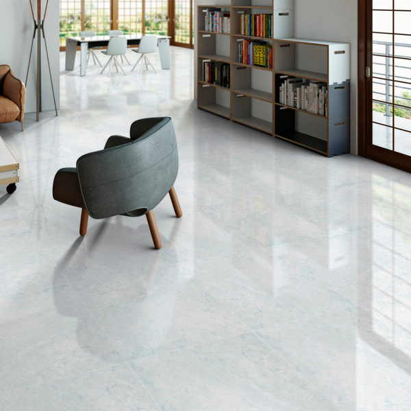 Bellagio Perla Tile in open plan home