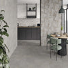 Feroe Dark Grey Antislip 60 x 60 cm Tile in Eating Area