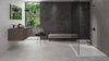Lithos Anthracite Tile on Bathroom Walls