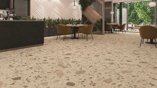 Mystone Brown Tile in Coffee Shop