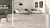 Orla White Floor Tile in Penthouse