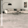 Orla White Floor Tile in Penthouse