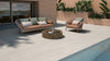 Portland Ivory 60 x 120 tile on patio