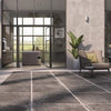 Aston Dark Outdoor Tile in Modern Courtyard