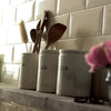 Metro Wall Tiles for Kitchens with Utensil Holders - Cream 10 