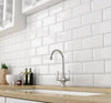 Metro Wall Tiles for Kitchens with Backsplash and Sink - White 10