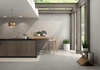Plock Porcelain Floor Tiles in Futuristic Kitchen