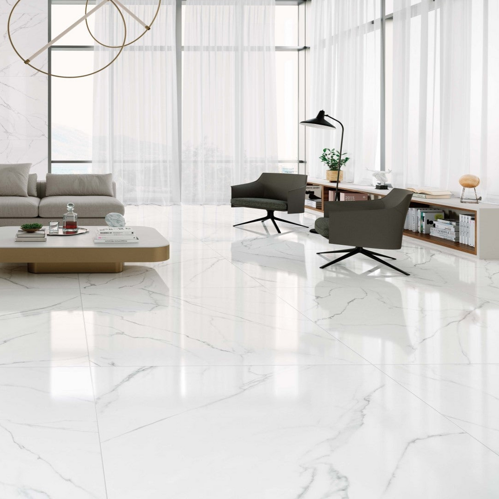 Alabaster Polished Tiles 60 x 60 cm