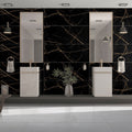 Atlantis Black and Gold Tile in Bathroom