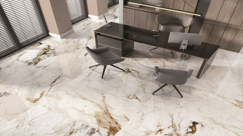 Barnaby Polished 60 x 120 Tile on Office Floor