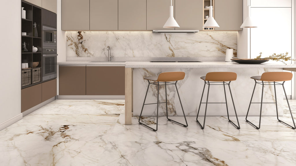 Barnaby Matt 60 x 120 Tile in Kitchen