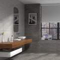 Bellagio Grey and Perla Wall Tile in Apartment