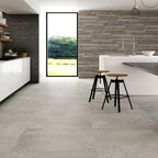 Bellagio Gris Tile on Luxury Kitchen Floor