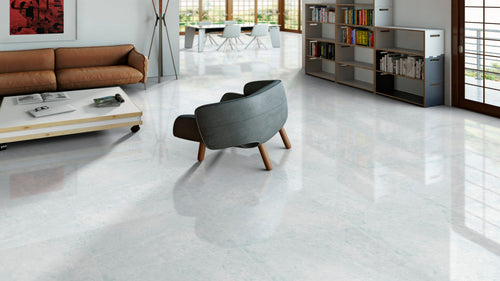 Bellagio Perla Tile in open plan home