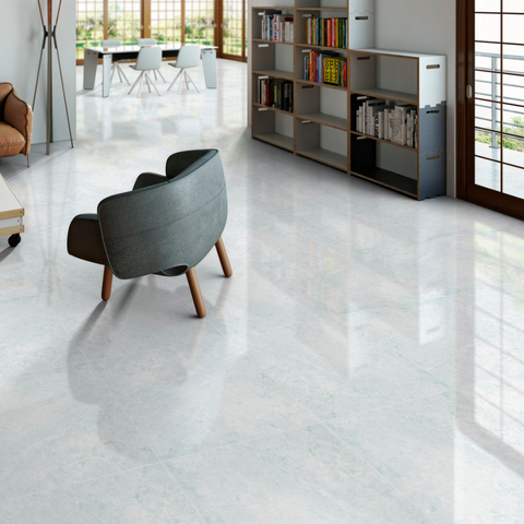 Bellagio Perla Tile in open plan home