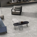 British Grey Tile in Living Room