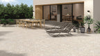 Ceppo di Gre Light Grey 60 x 120 cm Porcelain Tile on Patio