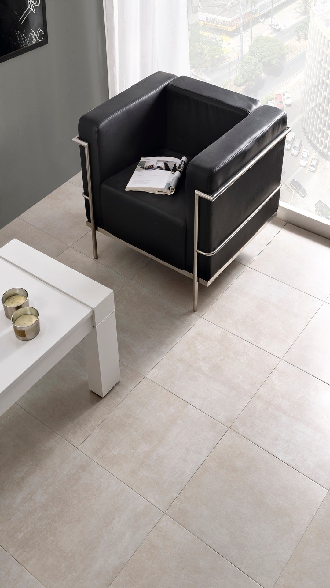 Direct Beige Tile with Chair