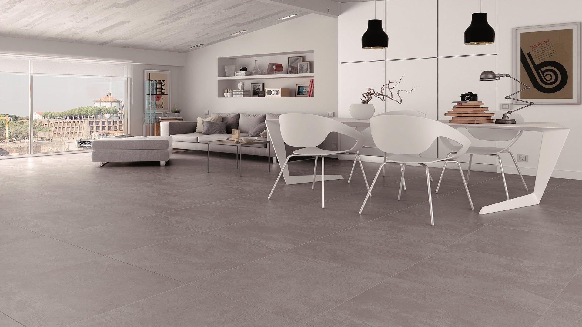 Direct Gris Tile in Apartment