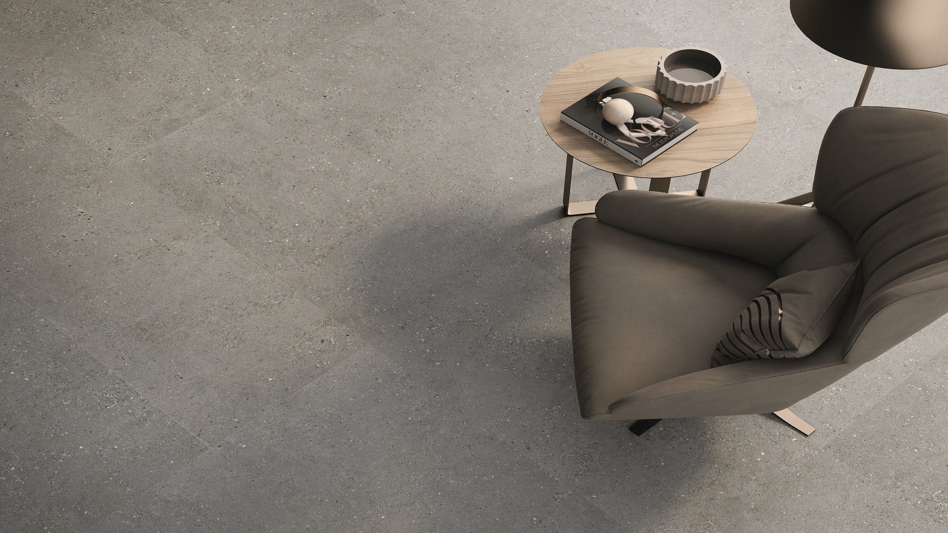 Doge Murano 60 x 120 Glazed Porcelain Tile with Chair