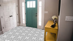 Dover Blue Tile in Hallway