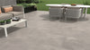 Energy Gris Glazed Porcelain Tile 60 x 120 on patio