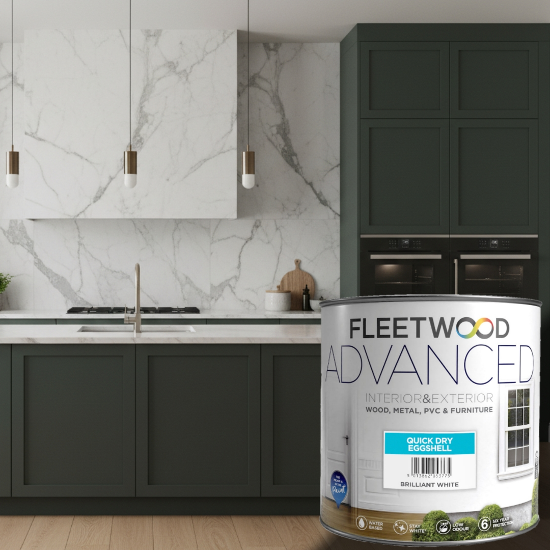 Kitchen with Eggshell Finish