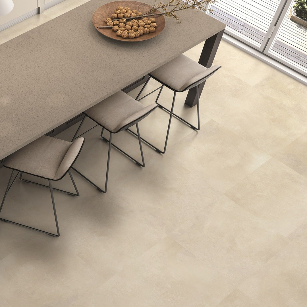 Energy Ivory Tile on Kitchen Floor