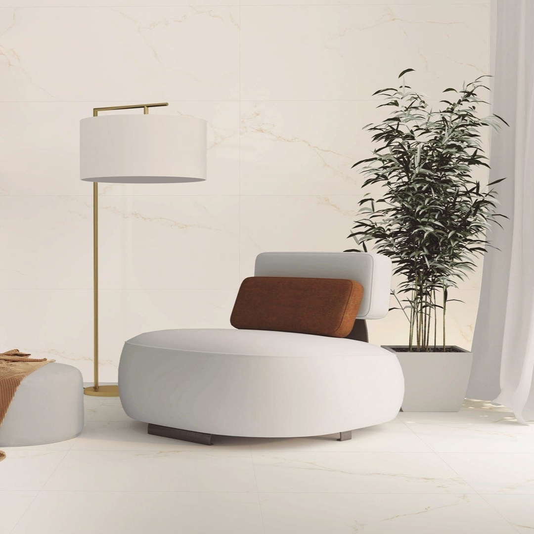 Finezza Oro Tile 60 x 120 cm Tile in Lounge