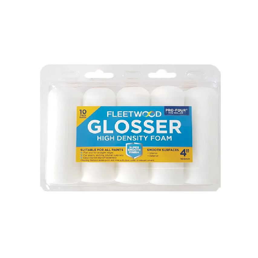 Glosser Foam 10 Sleeve Pack 4 Inch