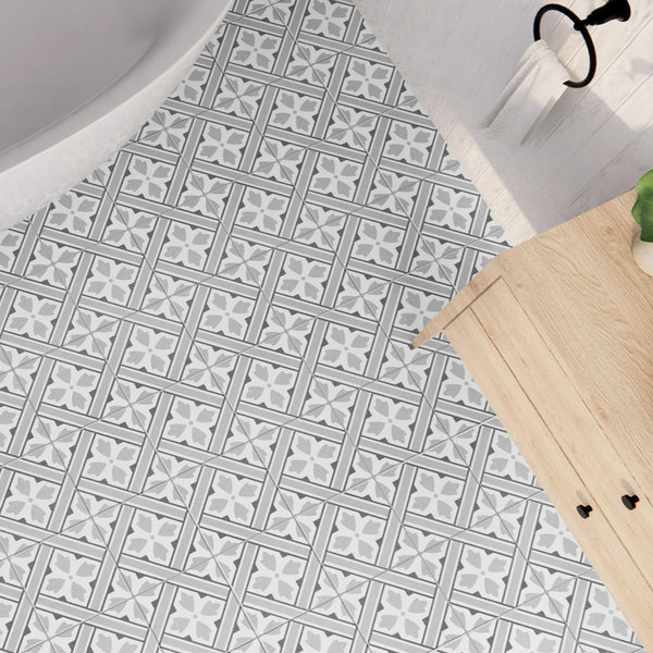Howard Grey on Bathroom Floor
