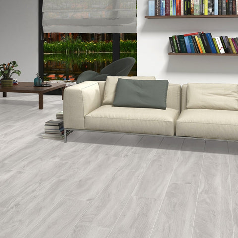 Kootenai White Tile in Living Area