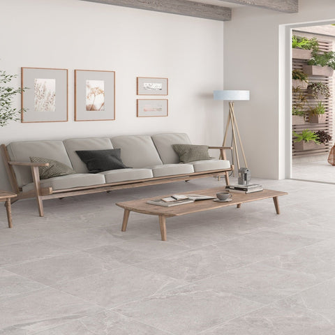 Lithos Perla Tile in Luxury Home