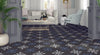Liverpool Black Vintage Tile on Floor