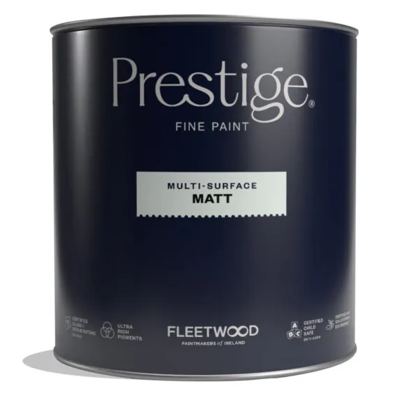 Prestige Multi Surface Matt fine paint can