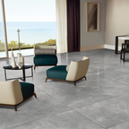 Quantum Dark Grey Tile in Living Room