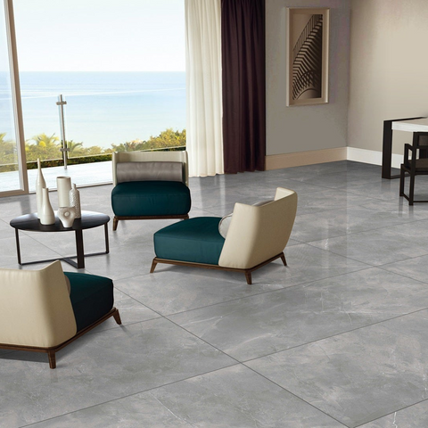 Quantum Dark Grey Tile in Living Room