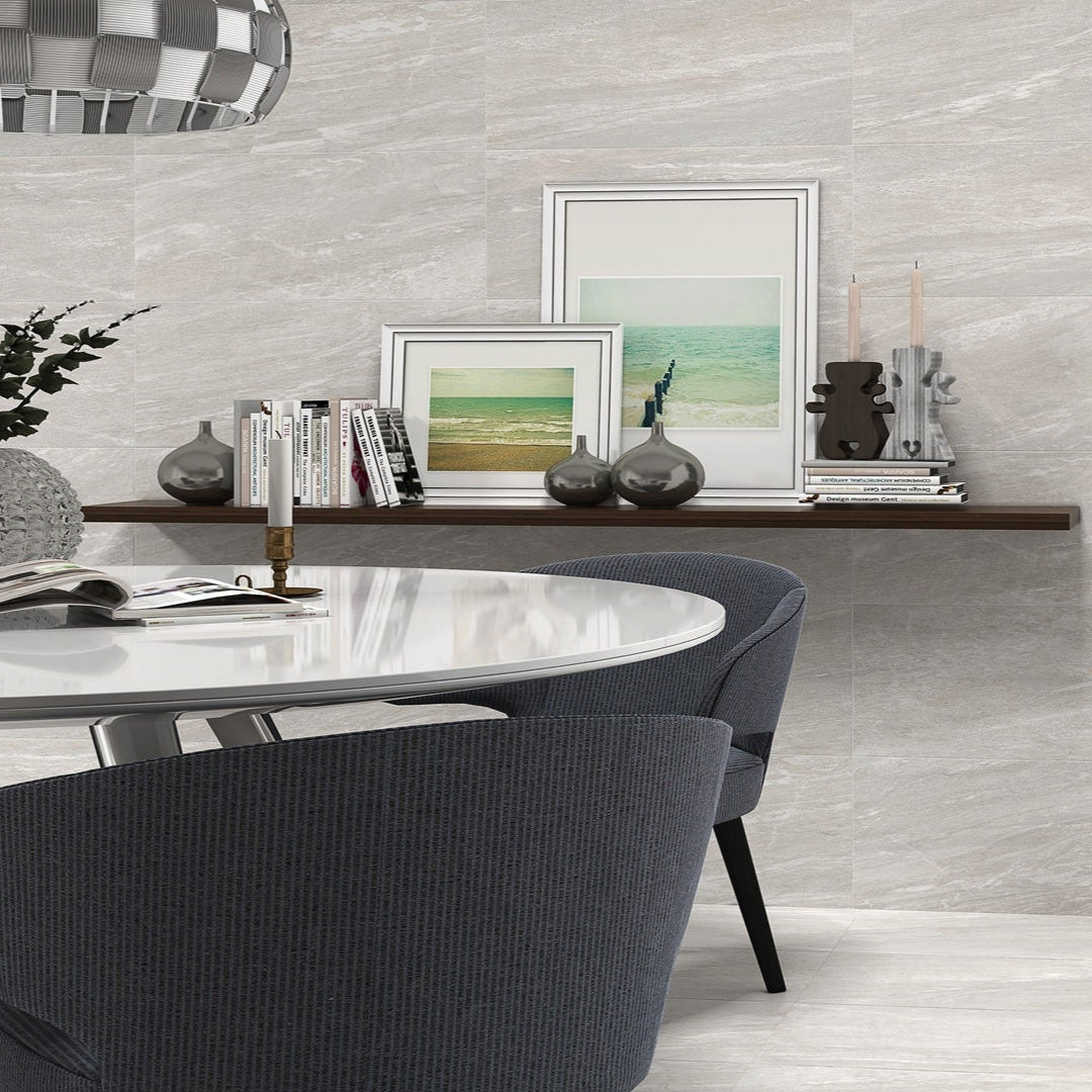 Safari Gris tile in Dining Area