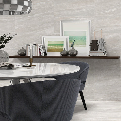Safari Gris tile in Dining Area