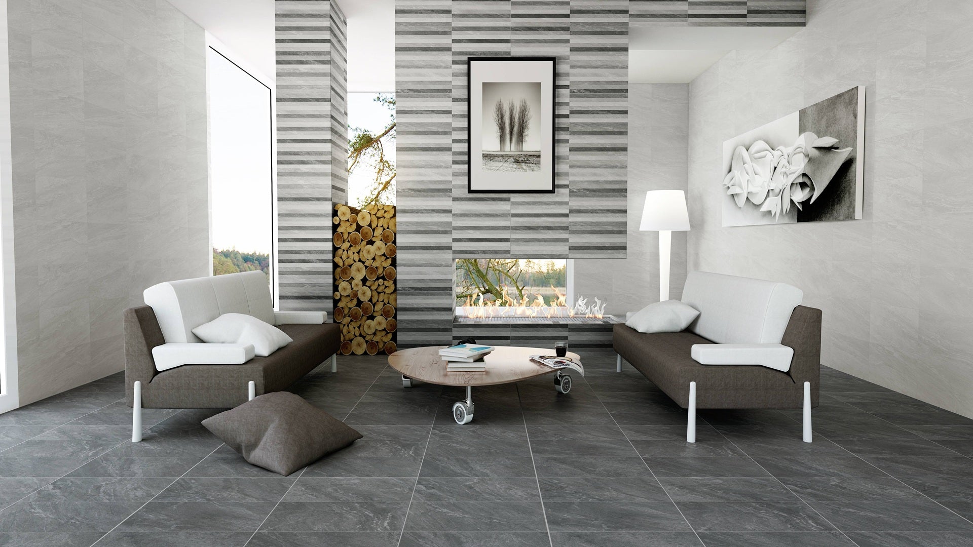 Safari Perla Tiles on Wall