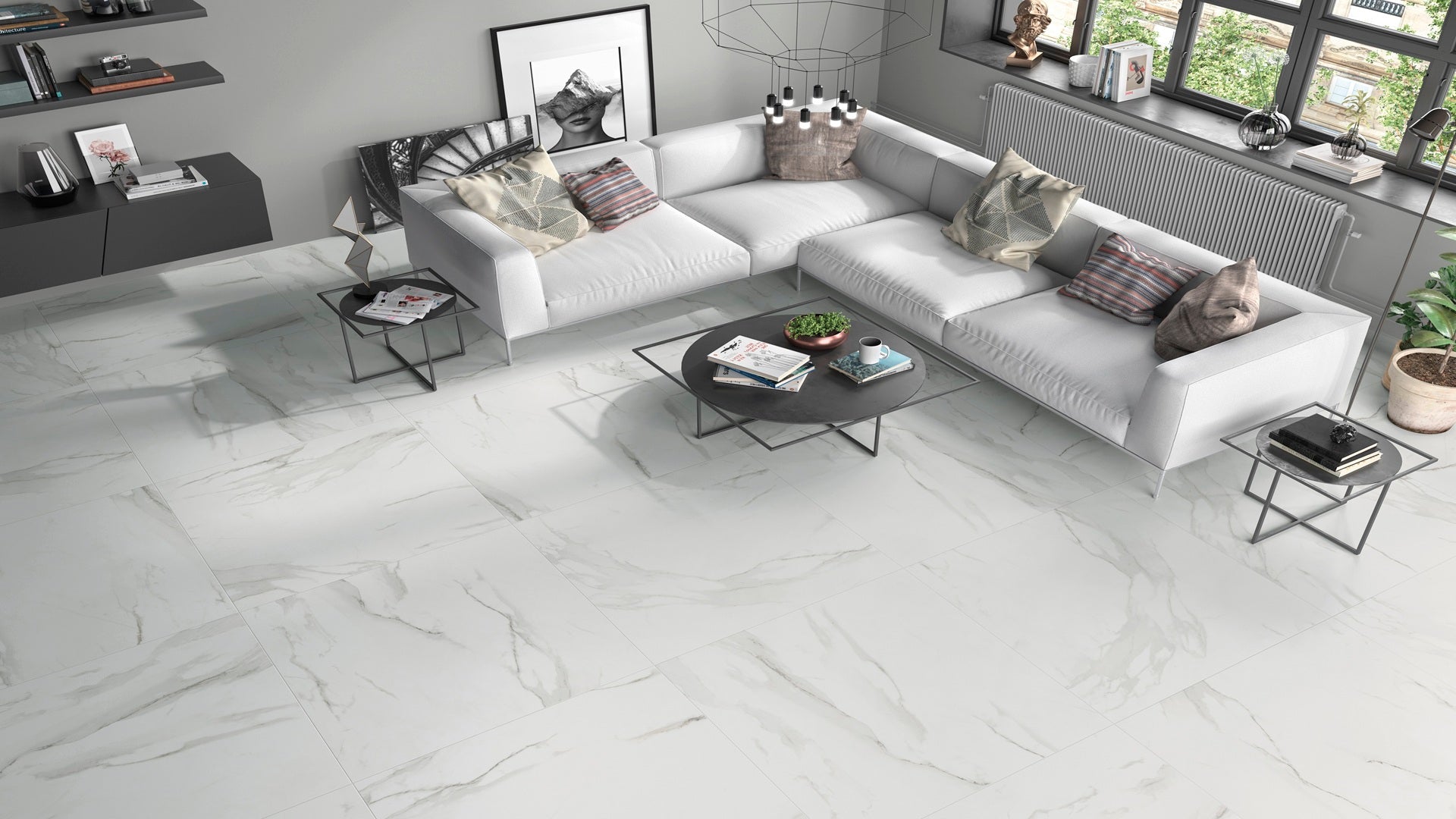 Syros Tile in Open Plan Lounge