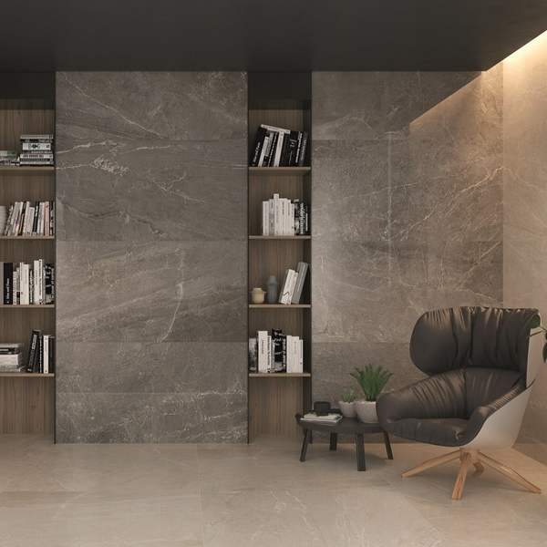 Tempo Dark Polished Tiles 60 x 120 cm