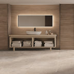Toja Beige Acoustic Tile in Shower Room