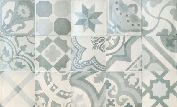 Antique Azul Tiles - Several on a Wall