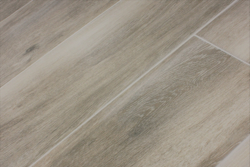 Atelier Taupe Wood Effect Tile with grout