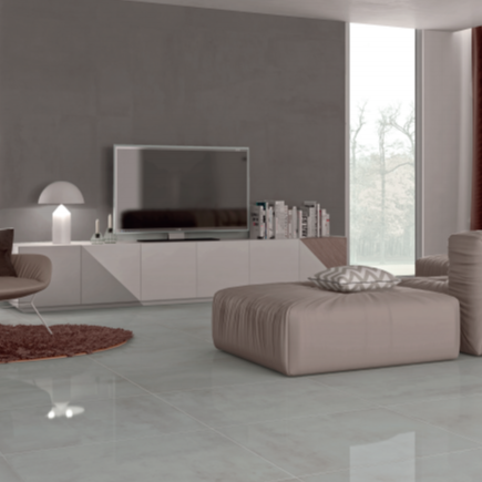 Babylon Tile in TV Room