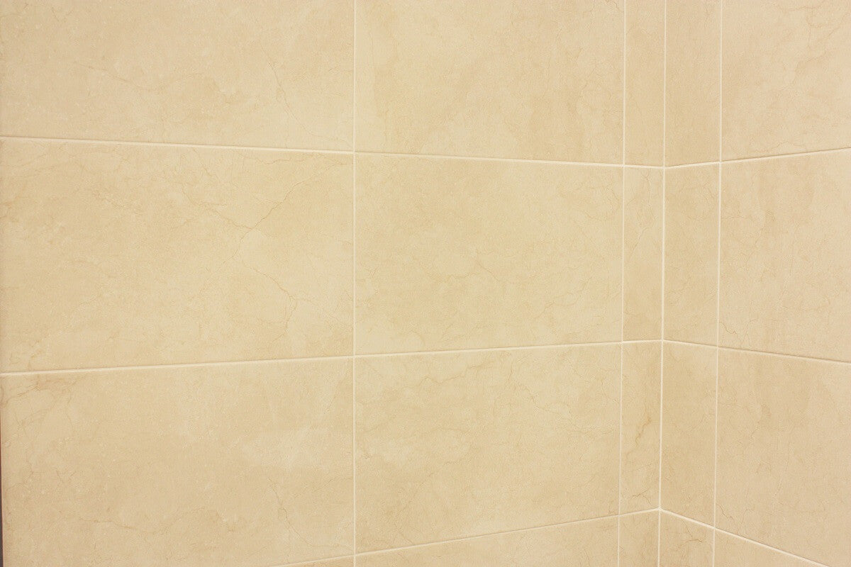 Bolonia Cream Wall Tiles on a Corner - 31x45cm