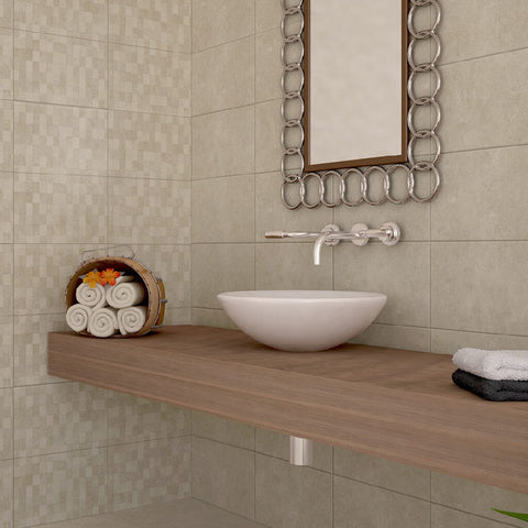 Chelsea Ceramic Tiles in Beautiful Bathroom