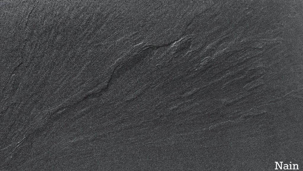 Nain 30x60 Large Black Slate Effect Tile